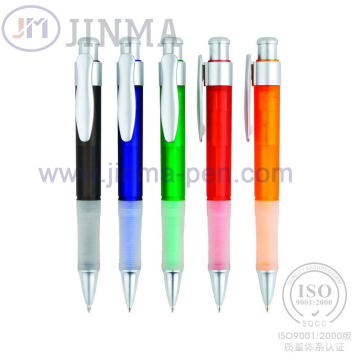 The Promotion Gifts Plastic Barrel with Metal Parts Ball Pen Jm-2502